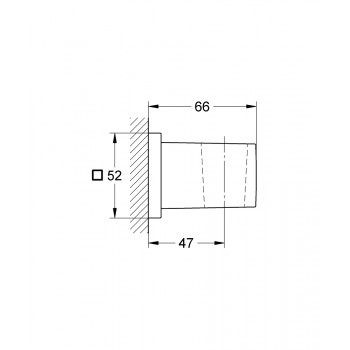 Держатель для душевой лейки Grohe Euphoria Cube 27693000