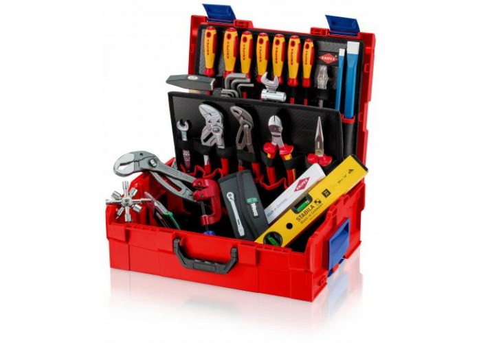 Набор инструментов KNIPEX BOXX чемодан инструментальный для сантехники, 52 пр. Набор инструментов KNIPEX BOXX чемодан инструментальный для сантехники, 52 пр.