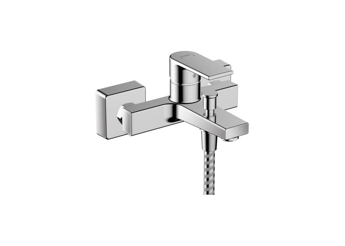 Смеситель для ванны/душа Hansgrohe Vernis Shape, на стену, хром
